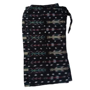 VTG Willowbend Maxi Wrap Skirt Black Weaved